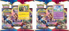 Pokemon Sword & Shield SWSH1 Base Set 3-Pack Blisters - Set of 2